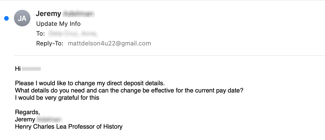 HR Phishing