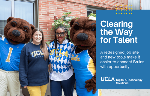 Clearing the way for talent. A redesigned job site and new tools make it easier to connect Bruins with opportunity.